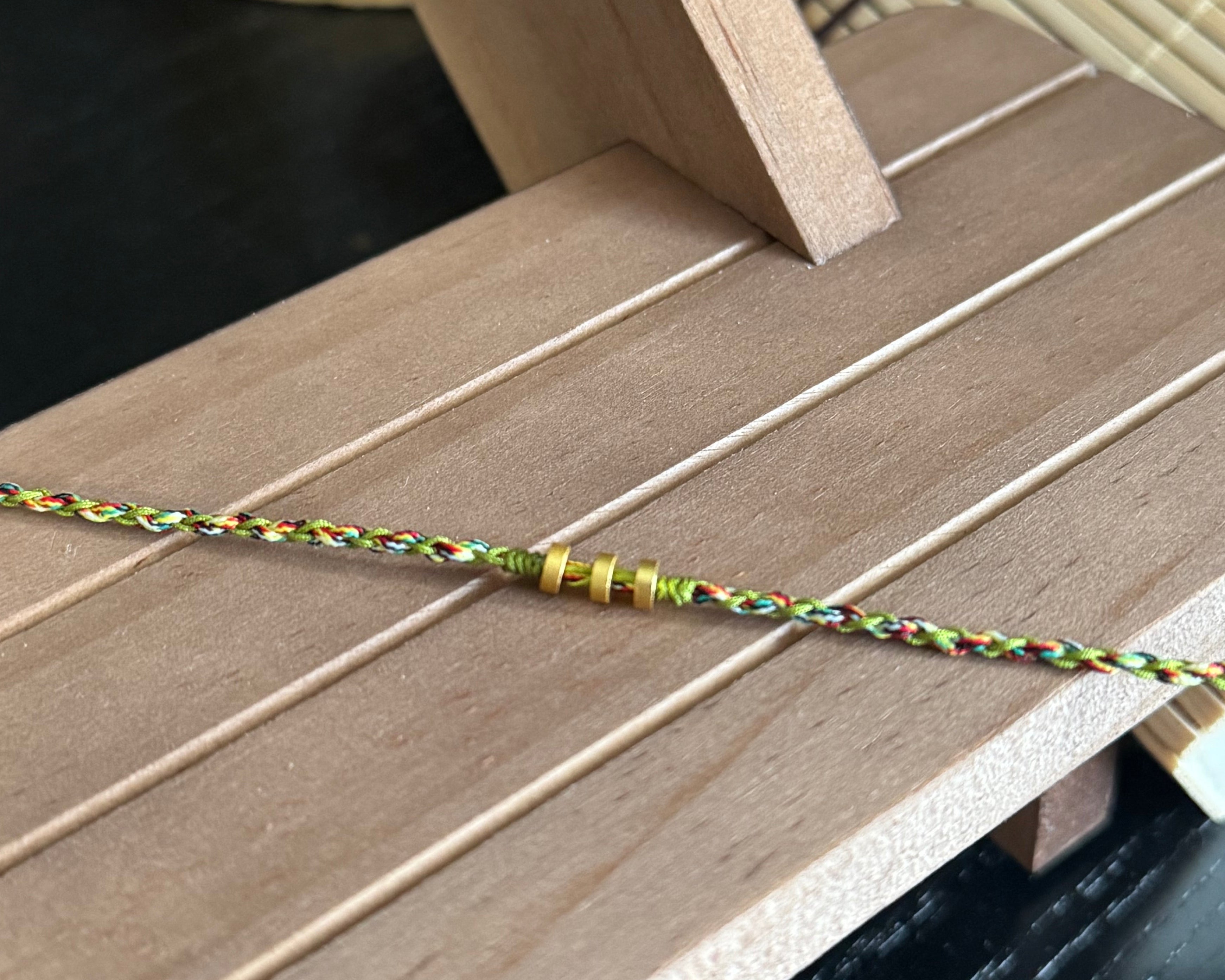 Bracelet tressé porte chance cinq couleurs ultra fin – édition Duanwu